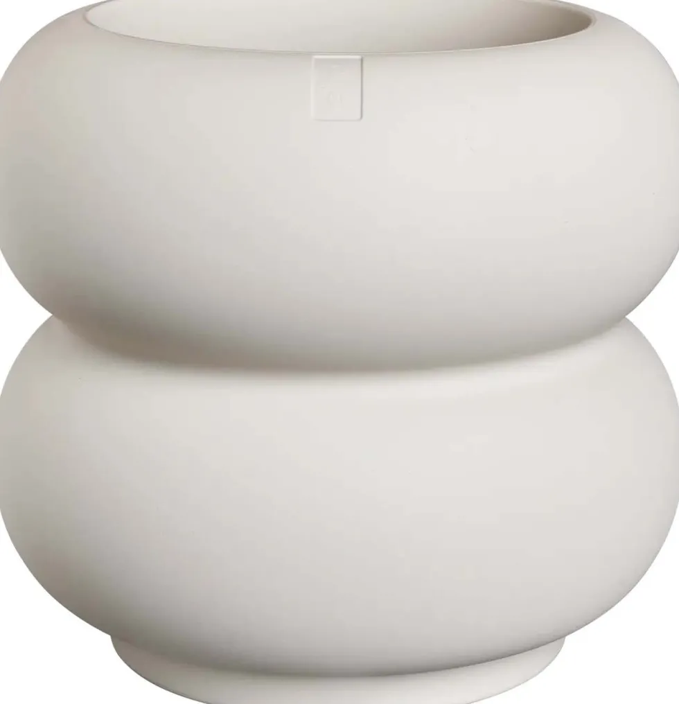Elho bloempot Amber Roll wit D 43 H 40 cm