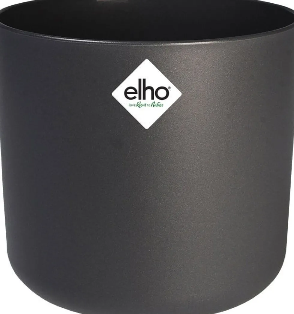 Elho bloempot B. for soft antraciet D 18,3 H 16,7 cm