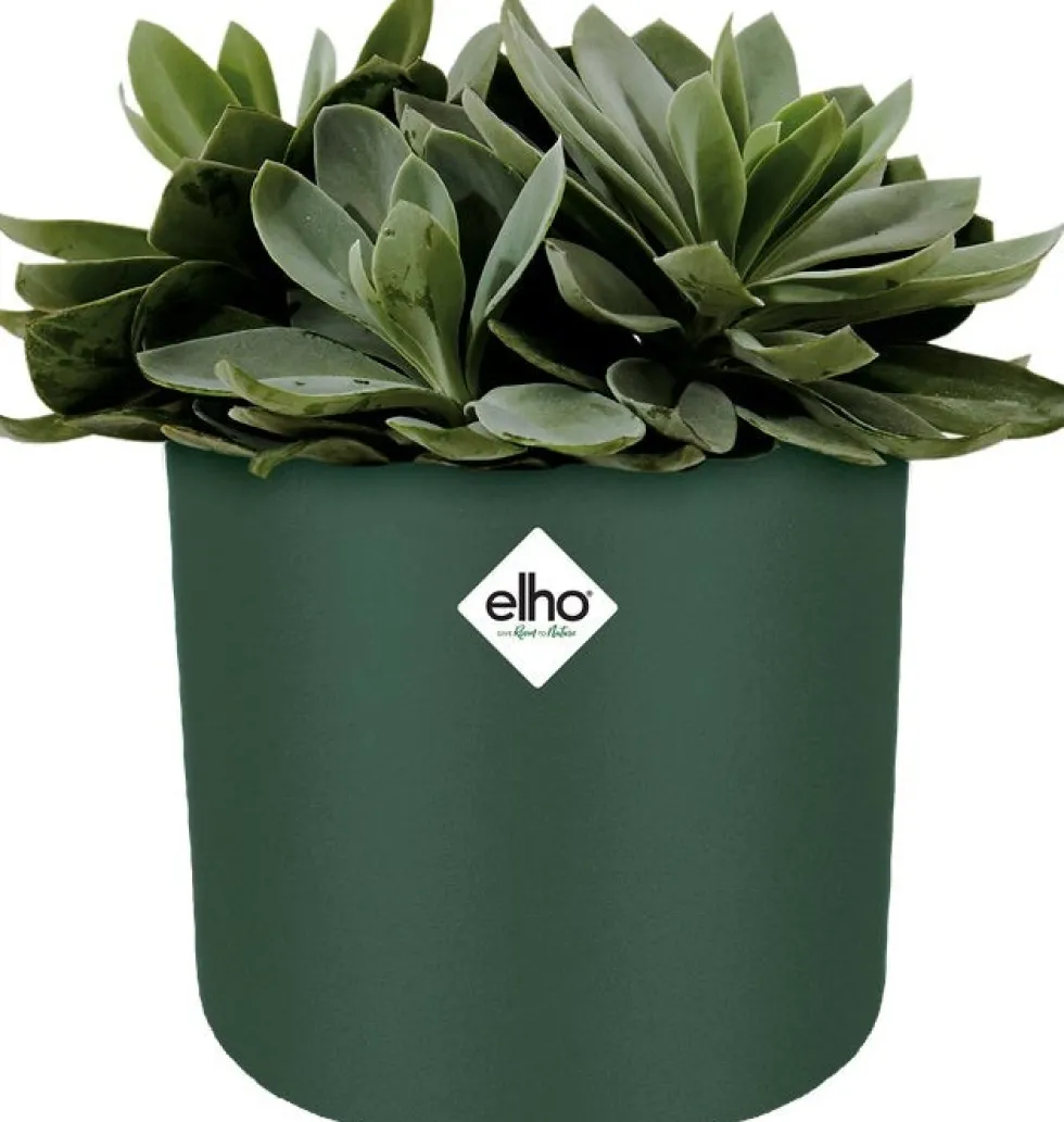 Elho bloempot B. for soft groen D 16 H 15 cm