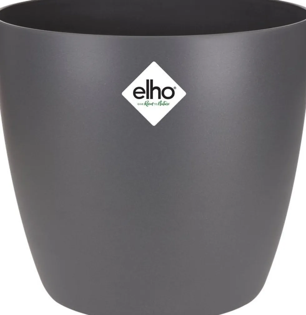 Elho bloempot Brussels antraciet D 22 H 20,6 cm