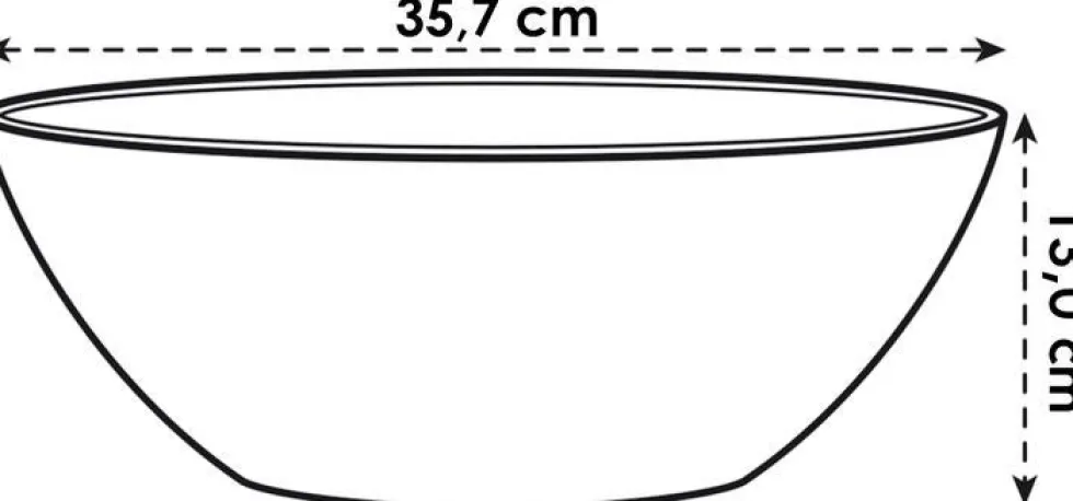 Elho bloempot Brussels diamond wit D 16,5 H 13 cm