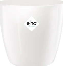 Elho bloempot Brussels diamond wit D 15,8 H 14,5 cm