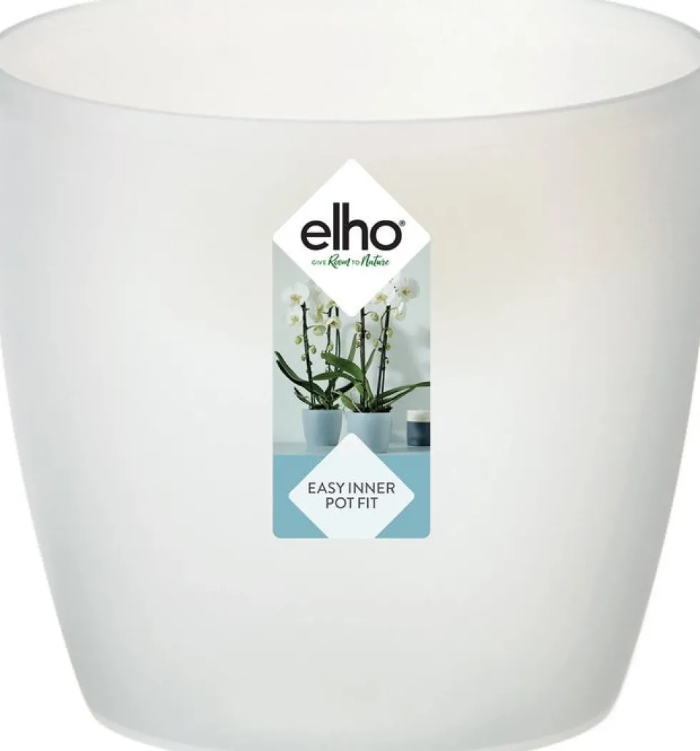 Elho bloempot Brussels orchidee transparant D 13 H 11,5 cm