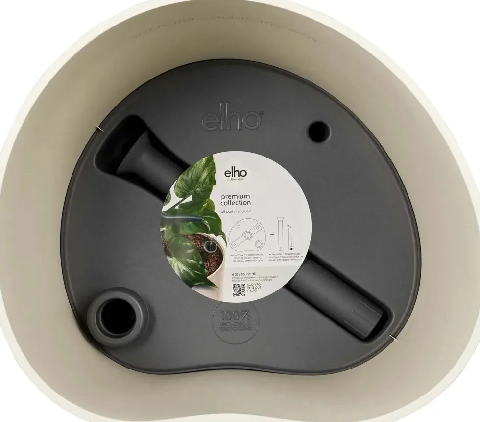 Elho bloempot Eden Aquacare wit 38 x 38 x 42 cm
