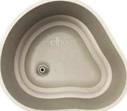Elho bloempot Eden taupe 25 x 25 x 23 cm