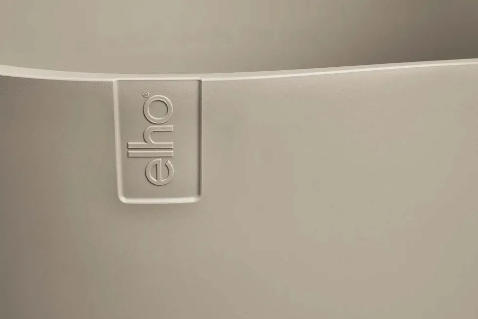 Elho bloempot Eden taupe 25 x 25 x 23 cm