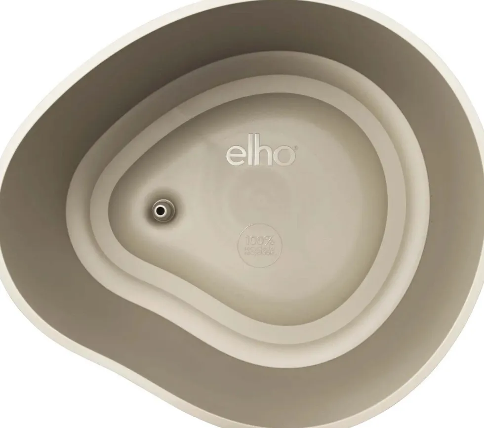 Elho bloempot Eden taupe 33 x 35 x 32 cm