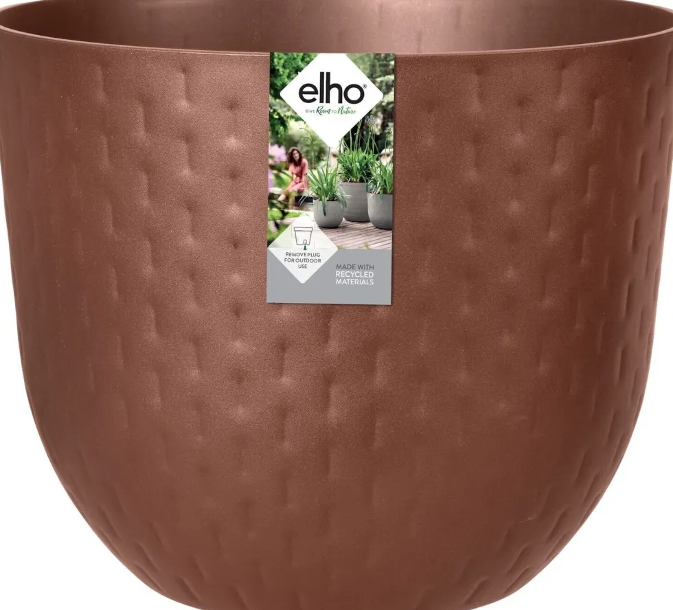 Elho bloempot Fuente bruin D 30 H 24 cm