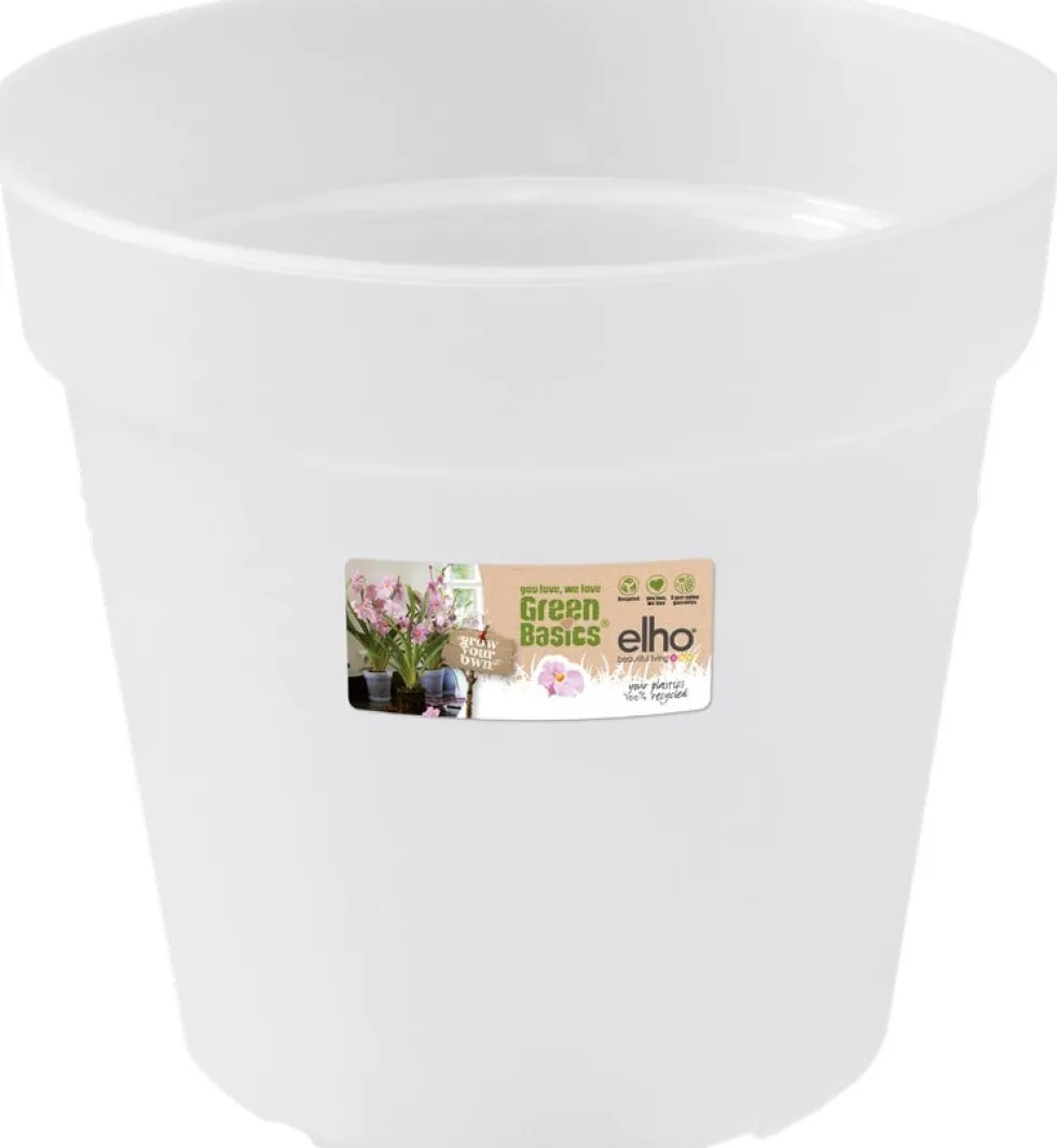 Elho bloempot Green Basics transparant D 13,1 H 12 cm