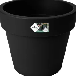Elho bloempot Green Basics zwart D 39 H 33 cm