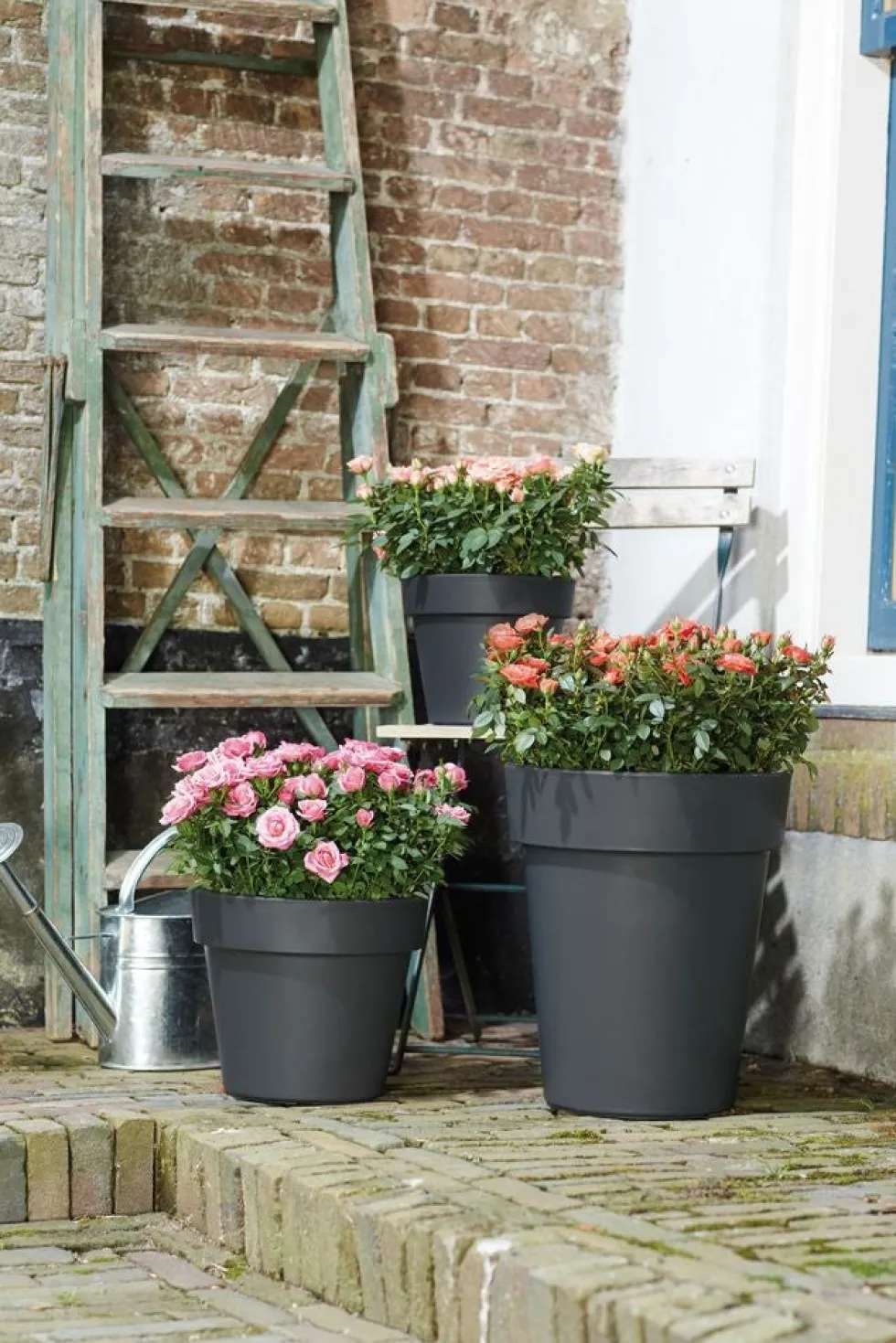 Elho bloempot Green Basics zwart D 47 H 40 cm