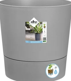 Elho bloempot Greensense Aqua Care grijs D 34,5 H 34,1 cm