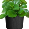 Elho bloempot Jazz zwart D 16,5 H 15,3 cm