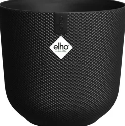 Elho bloempot Jazz zwart D 16,5 H 15,3 cm