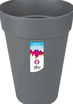 Elho bloempot Loft Urban antraciet D 27,5 H 35,8 cm