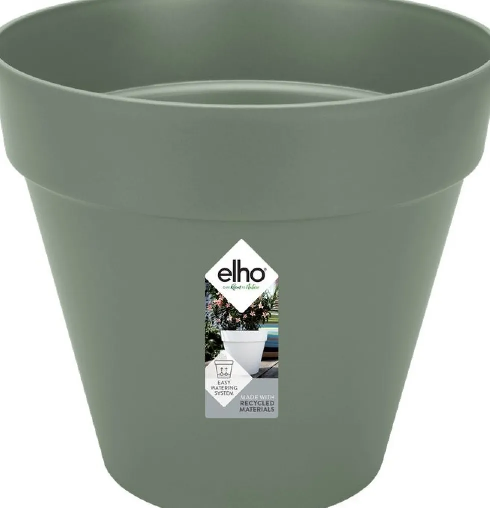 Elho bloempot Loft Urban groen D 19,3 H 17,5 cm