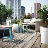 Elho bloempot Loft Urban wit D 33,5 H 45,3 cm