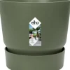Elho bloempot met waterreservoir Greenville groen D 24,5 H 23,3 cm