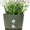 Elho bloempot met waterreservoir Greenville groen D 19,5 H 18,4 cm