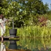 Elho bloempot met waterreservoir Greenville zwart D 50 H 55 cm