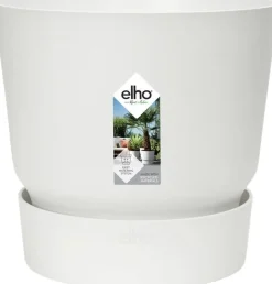 Elho bloempot met waterreservoir Greenville wit D 47 H 44 cm