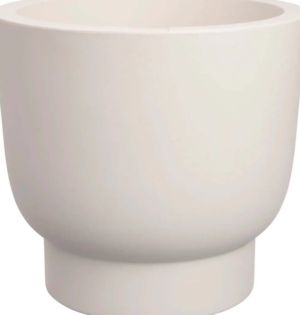 Elho bloempot op voet Amber Grail wit D 38 H 36 cm