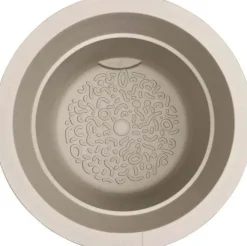 Elho bloempot op voet Amber Grail beige D 30 H 28 cm