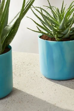 Elho bloempot The Ocean Collection blauw D 22 H 20,4 cm