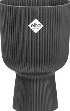 Elho bloempot Vibes antraciet D 13,9 H 21 cm