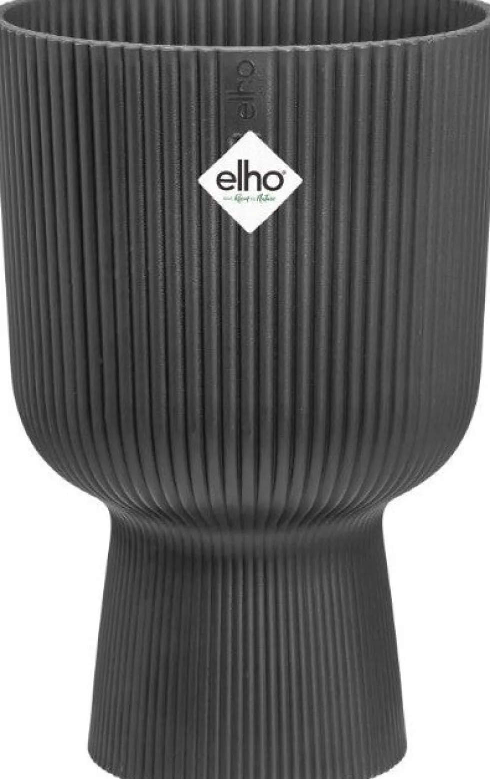 Elho bloempot Vibes antraciet D 13,9 H 21 cm