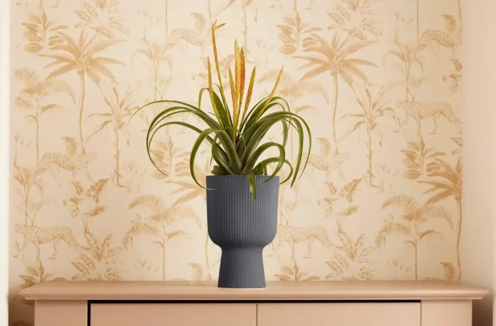 Elho bloempot Vibes antraciet D 13,9 H 21 cm