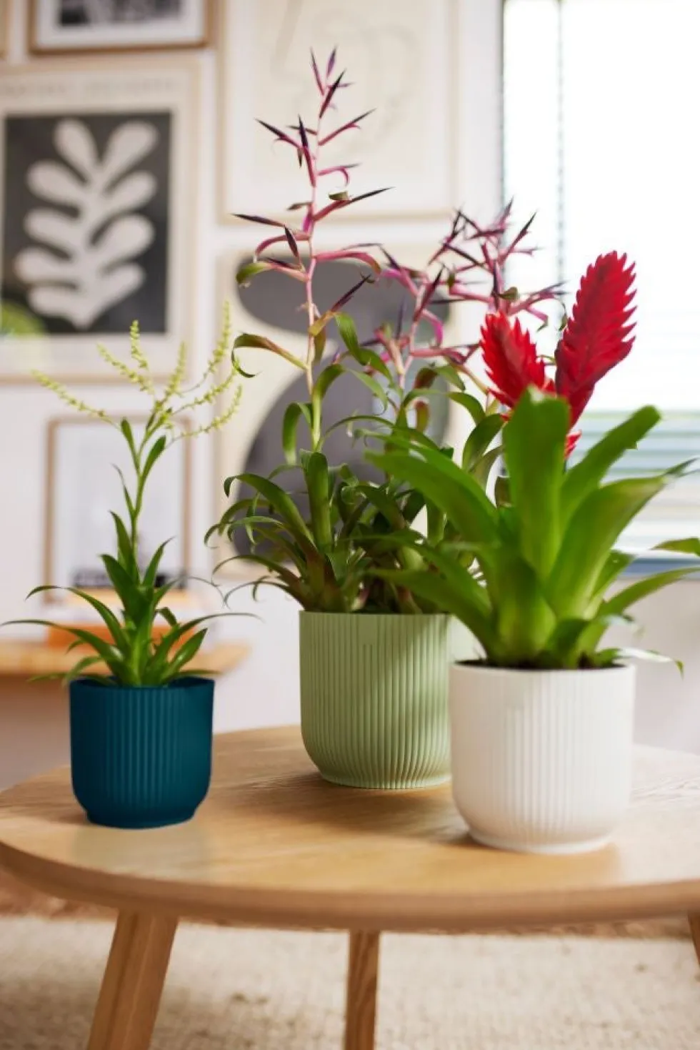 Elho bloempot Vibes groen D 14,1 H 12,9 cm