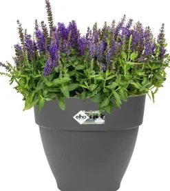 Elho bloempot Vibia Campana antraciet D 24,5 H 21 cm