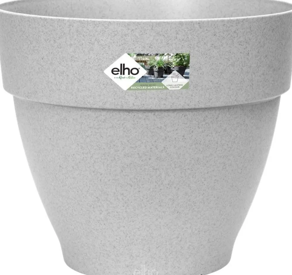 Elho bloempot Vibia Campana grijs D 29,8 H 25,8 cm
