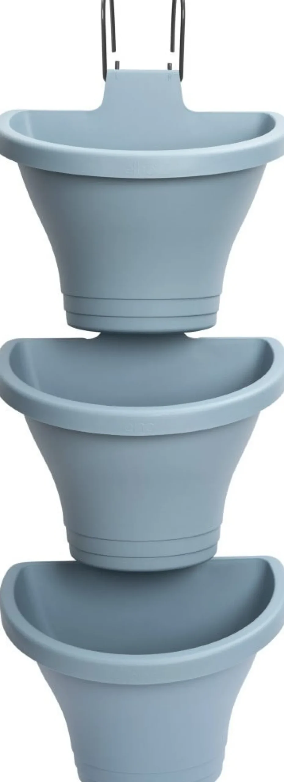 Elho hangpot Corsica lichtblauw 26,7 x 17 x 29,7 cm 3 stuks