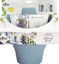 Elho hangpot Corsica lichtblauw 26,7 x 17 x 29,7 cm 3 stuks