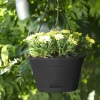 Elho hangpot Green Basics zwart D 29 H 16,5 cm