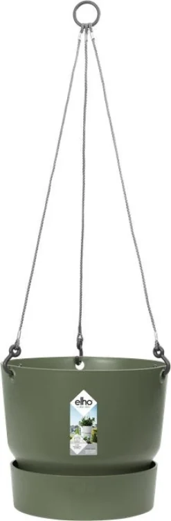 Elho hangpot met waterreservoir Greenville groen D 23,5 H 20,5 cm