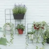 Elho muur bloempot Loft Urban wit 28 x 15 x 13,2 cm