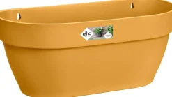 Elho muur plantenbak Vibia Campana geel 35 x 16,2 x 14,8 cm
