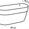 Elho muur plantenbak Vibia Campana groen 35 x 16,2 x 14,8 cm