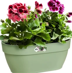Elho muur plantenbak Vibia Campana groen 35 x 16,2 x 14,8 cm