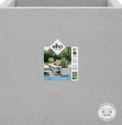 Elho plantenbak Vivo Next grijs 29,5 x 29,5 x 29,5 cm