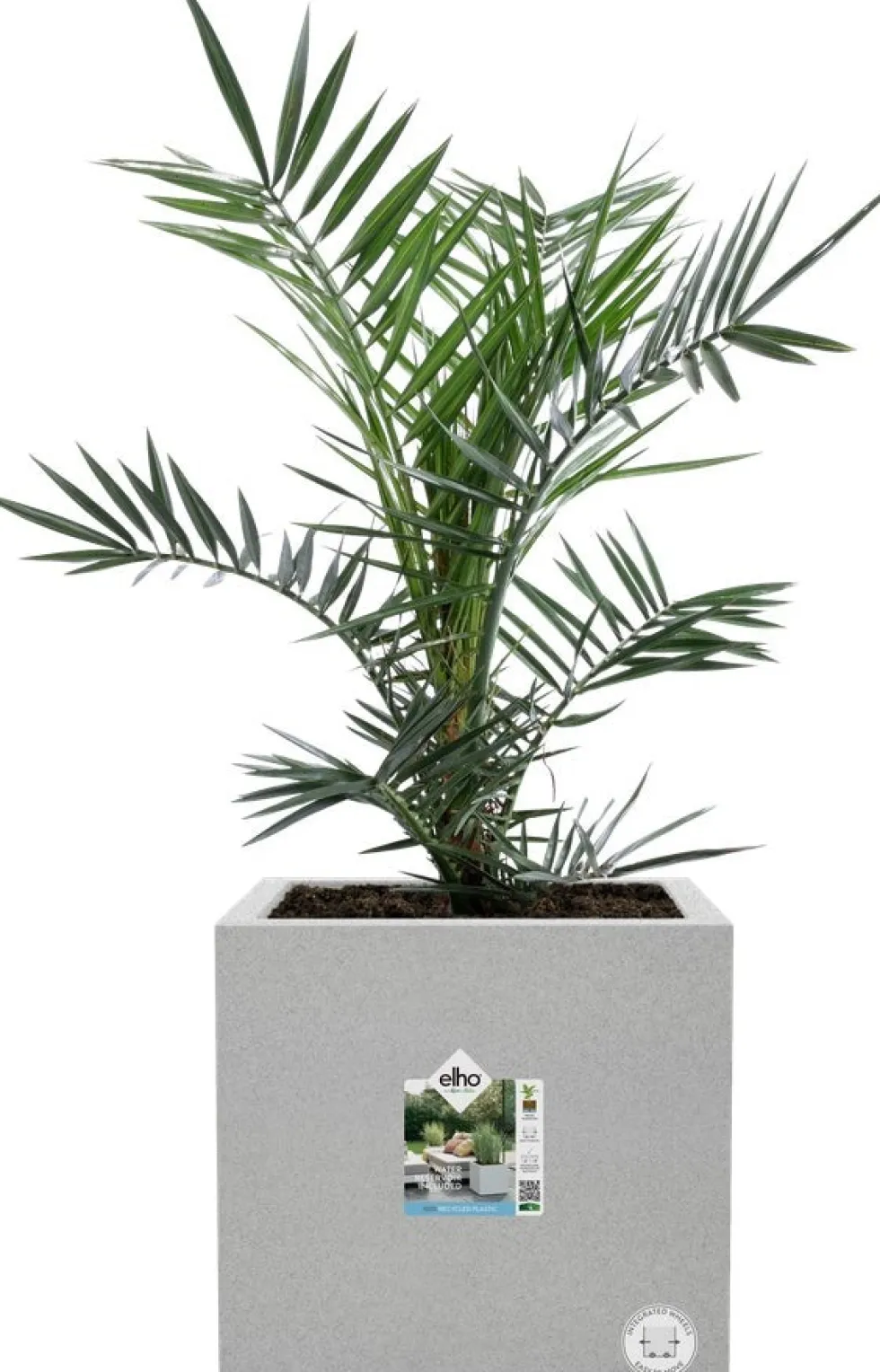 Elho plantenbak Vivo Next grijs 39 x 40 x 37,9 cm
