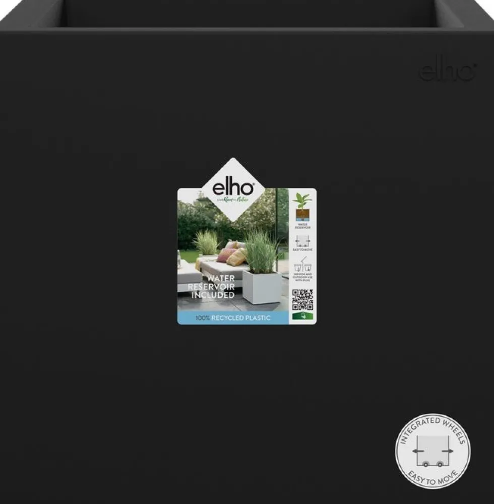 Elho plantenbak Vivo Next zwart 39 x 40 x 37,9 cm