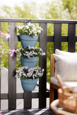 Elho plantenbak voor verticale tuin Vibia Campana Vertical Forest blauw 20,7 x 17,1 x 29,7 cm