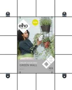 Elho plantenrek Loft Urban zwart 47,3 x 1,5 x 59 cm