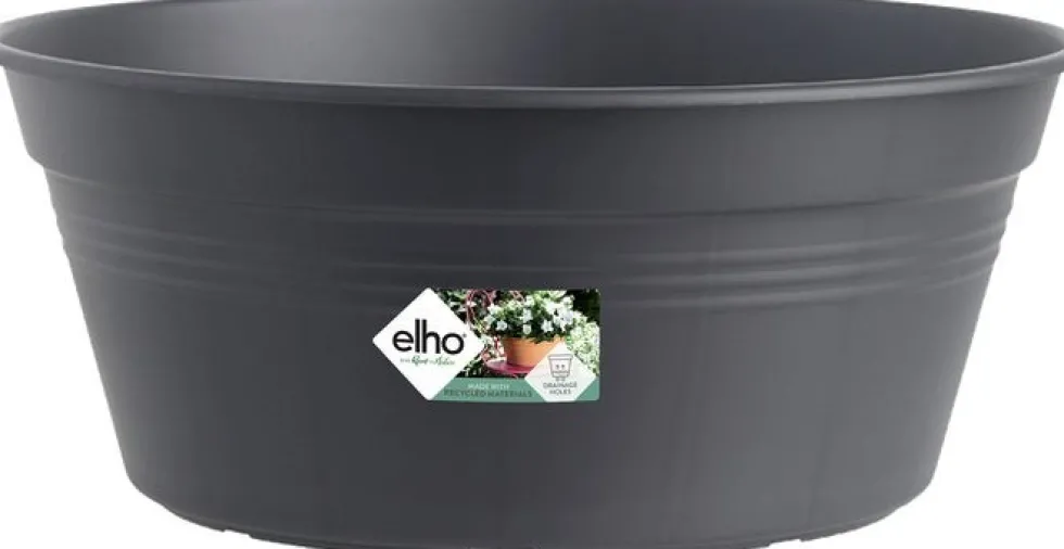 Elho plantenschaal Green Basics zwart D 38 H 15,9 cm