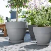 Elho plantenschotel Loft Urban lichtgrijs D 13,9 H 1,8 cm