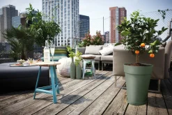 Elho plantenschotel Loft Urban groen D 13,9 H 1,8 cm